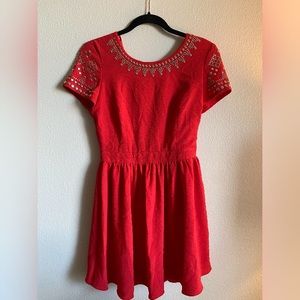 Urban Outfitters red dress size small